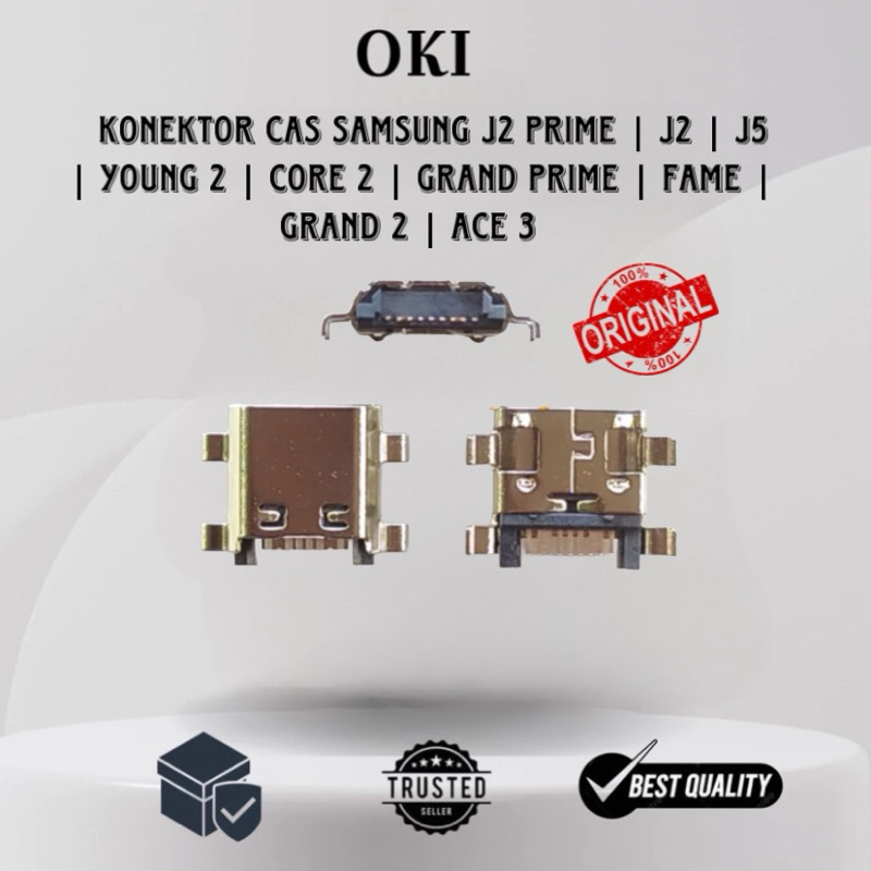 Konektor Cas SAMSUNG J2 Prime | J2 | J5 | Young 2 | Core 2 | Grand Prime | Fame | Grand 2 | Ace 3 Or