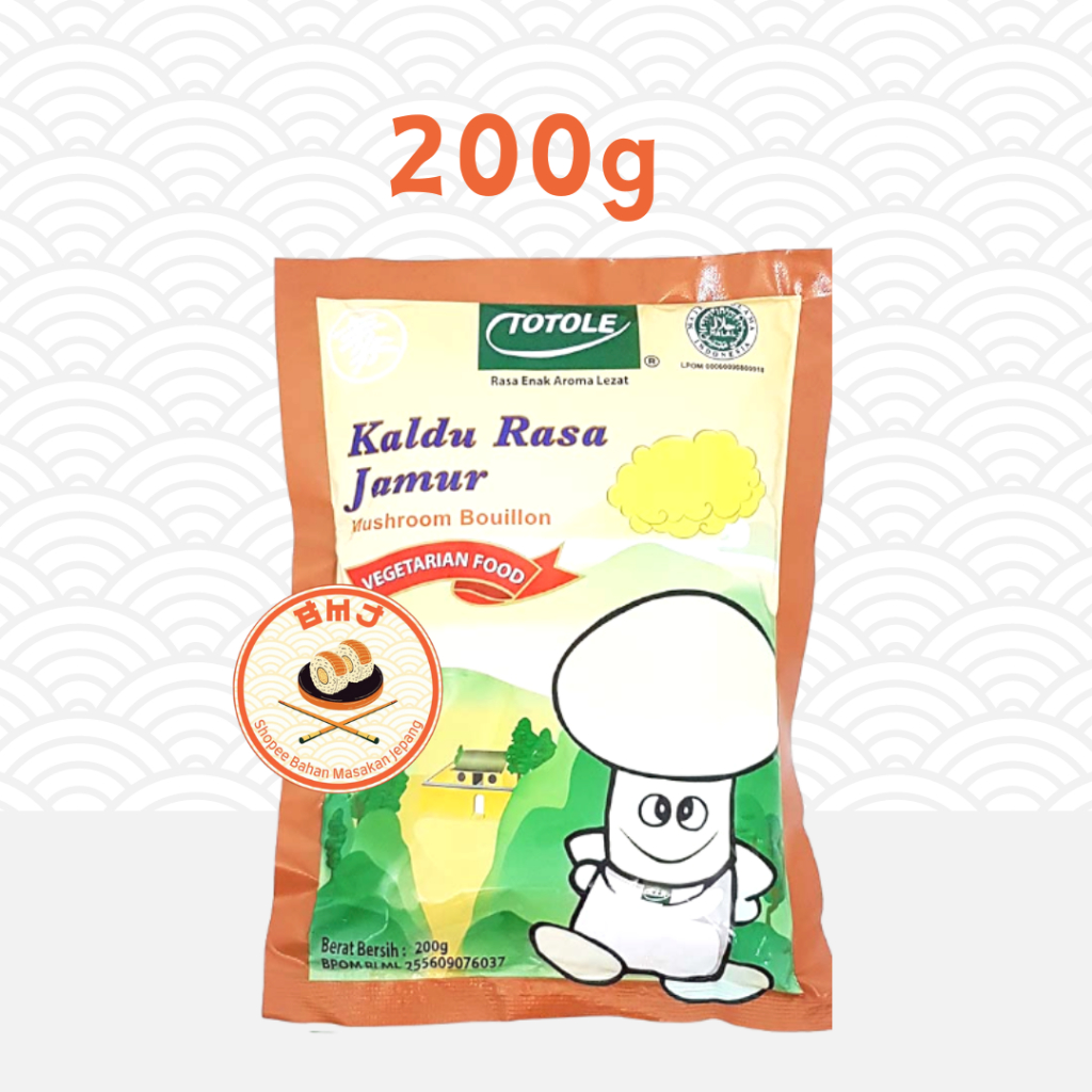 

Totole kaldu Jamur Vegan Food 200gr