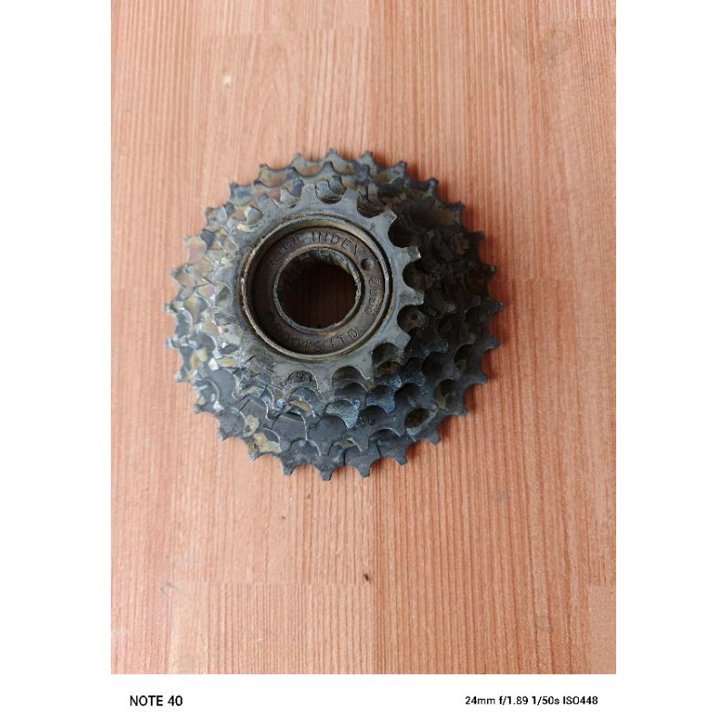 fherewell sepeda mtb jadul nos 6 speed sunrace marking 9302 nos