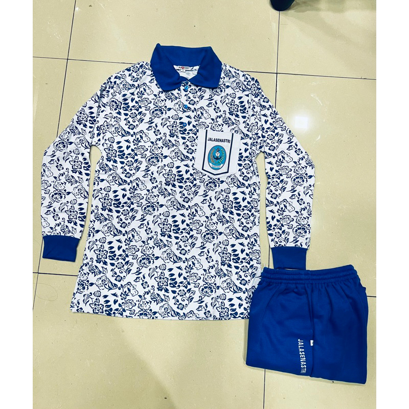 Baju Poral Jalasenastri | Satu Set Baju Olahraga Jalasenastri