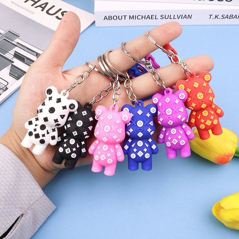 *RS* Keychains Violent Bear Gantungan Kunci karakter beruang lucu