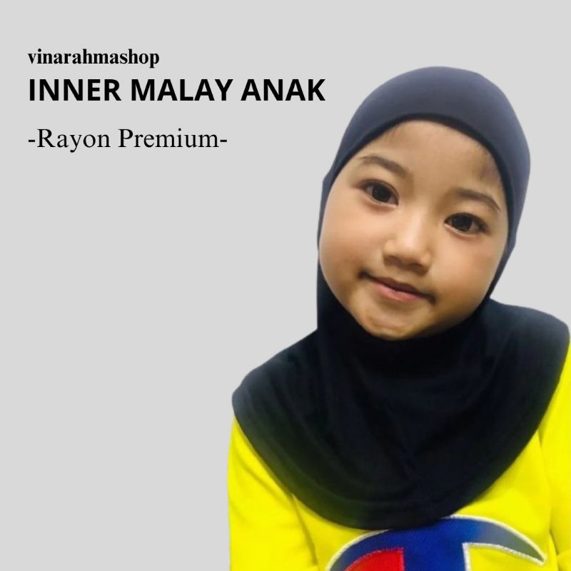 Inner Ninja Malay Anak Rayon | Ciput Anak Premium | Ciput Ninja Anak | Ciput Anak TK