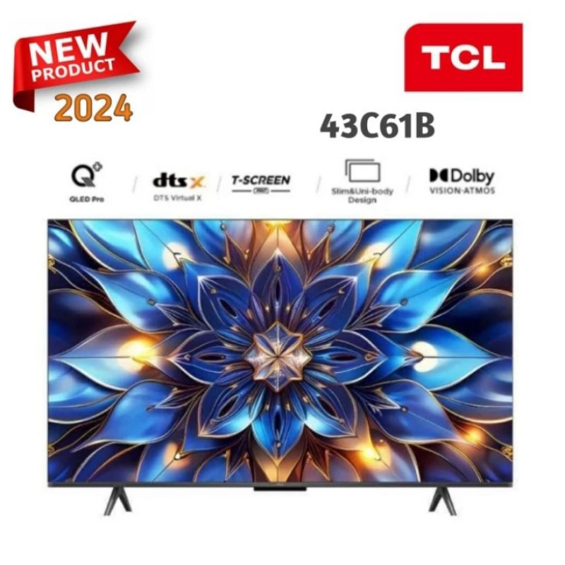 TCL QLED PRO NEW 2024 UHD 4K 43C61B