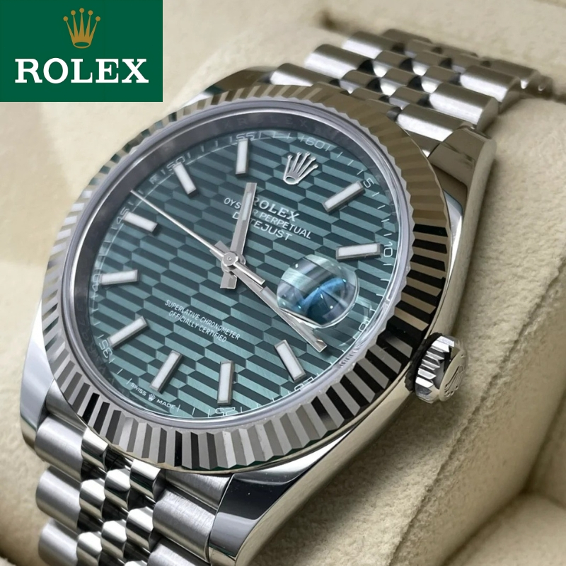 【✅100% Asli】 Jam Tangan Pria Rolex M126334-0028 Butik Asli Datejust Otomatis 41Mm Oystersteel