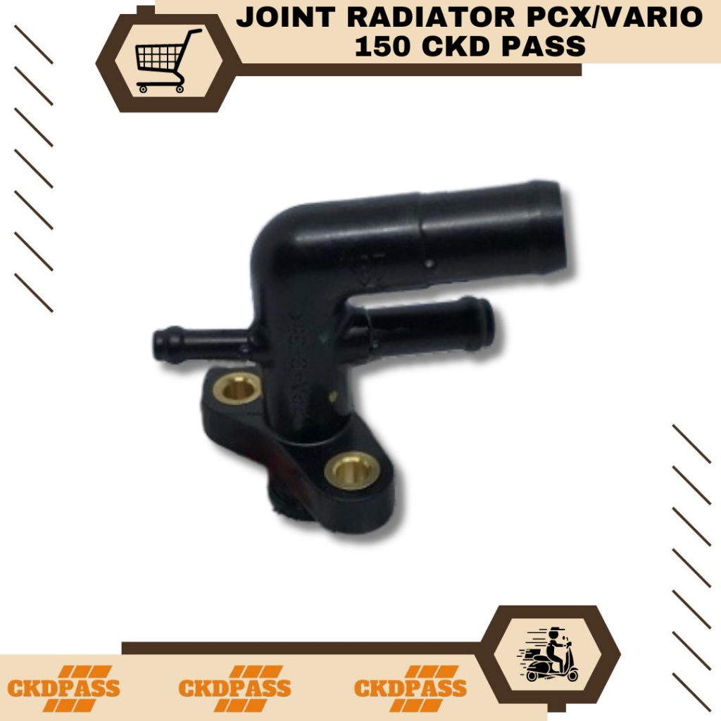 JOINT RADIATOR PCX/VARIO 150 CKD PASS || SAMBUNGAN PIPA T RADIATOR CABANG 3 JOINT THREE WAY HOUSE