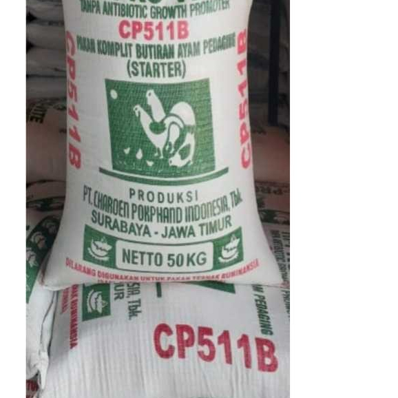 1 Kg Pakan Ayam Pedaging 511B Berkutu ,Charoen Pokphand Japfa Pelet Pur Wonokoyo De Heus DeHeus Jaya