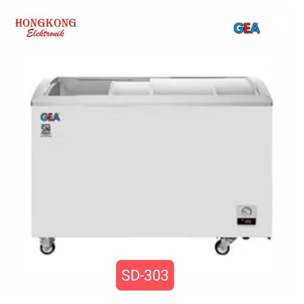 CHEST FREZER BOX KACA GEA SD-303