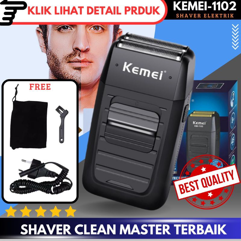 mesin  alat cukur kemei KM1102 terkenal  original Murah terbaik dunia  terbaru pembersih  bagus heba