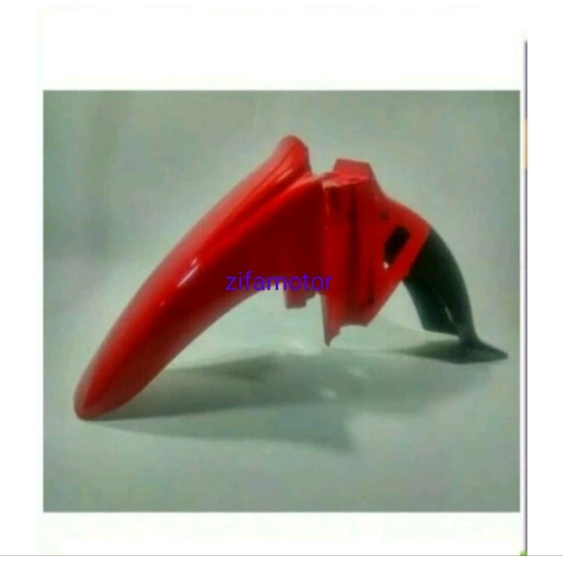 Sepakbor selebor depan Yamaha Alfa selebor depan Yamaha Alfa alfa warna merah
