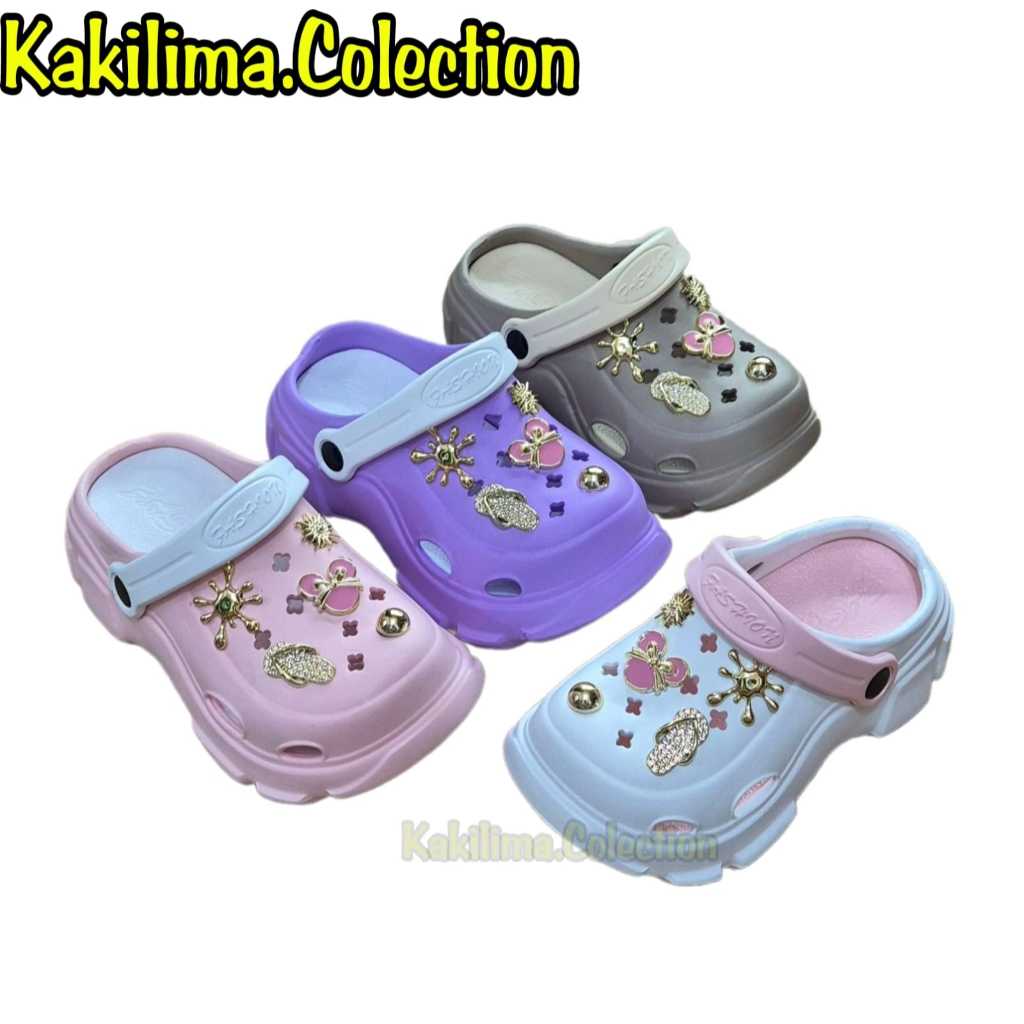 WAJIB TURUN SIZE POLANYA BESAR, Sandal baim anak eva rubber fashion style 2419