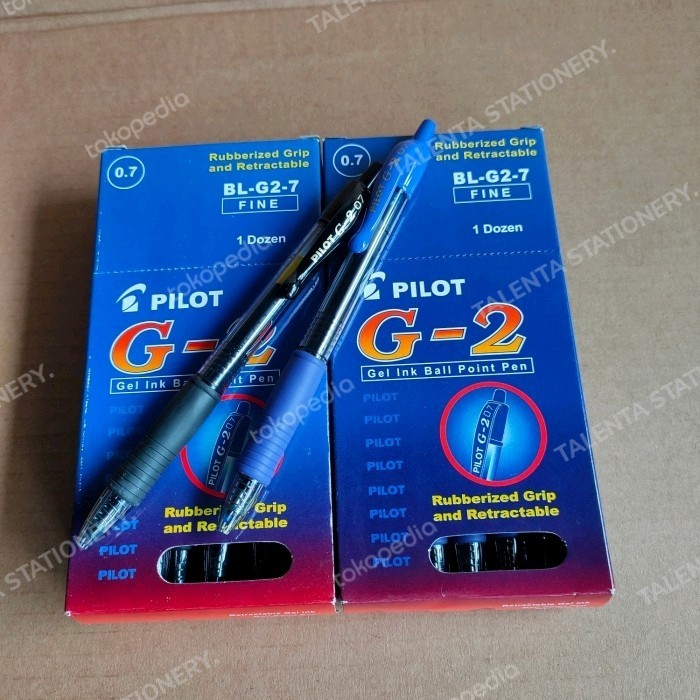 

pulpen pilot G-2 gel ink ball point pen 0,7mm(BL-G2-7)