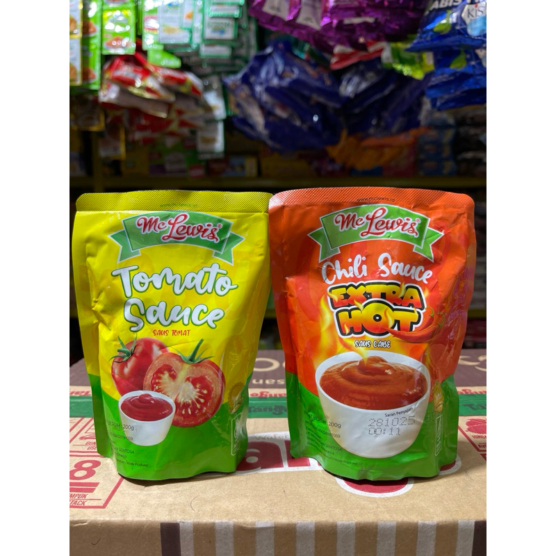 

MCLEWIS SAUS TOMAT/CABE 200GR ( 1 PCS )