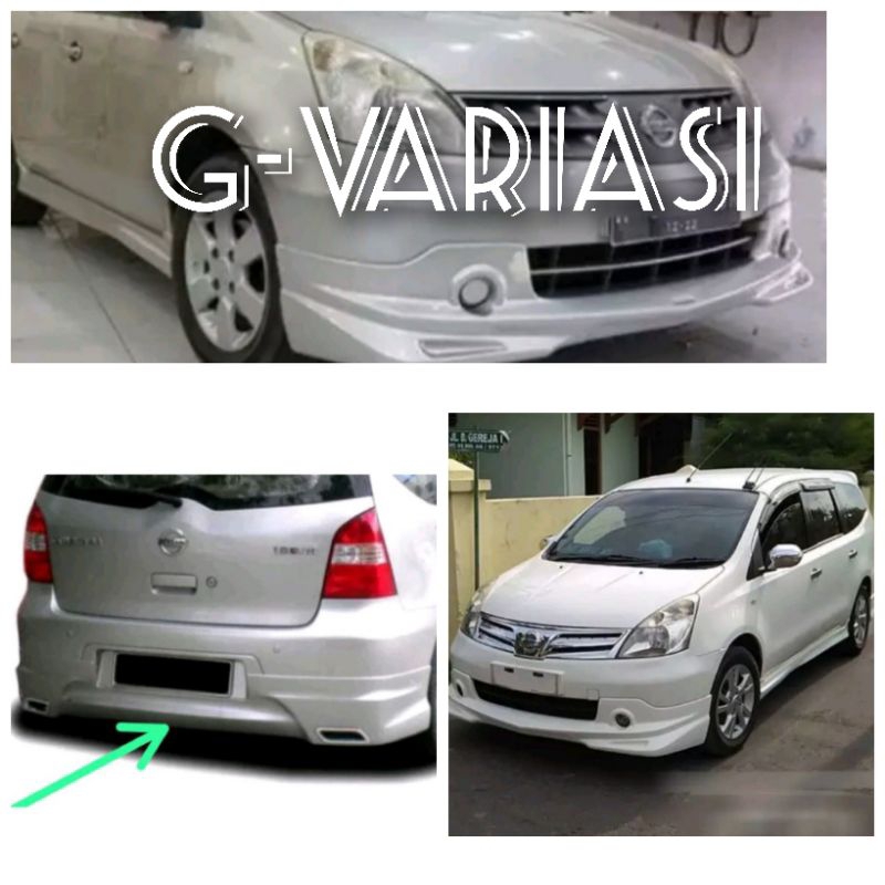 Bodykit Livina 2007-2012 Fiberglass Cat Dasar Poxy