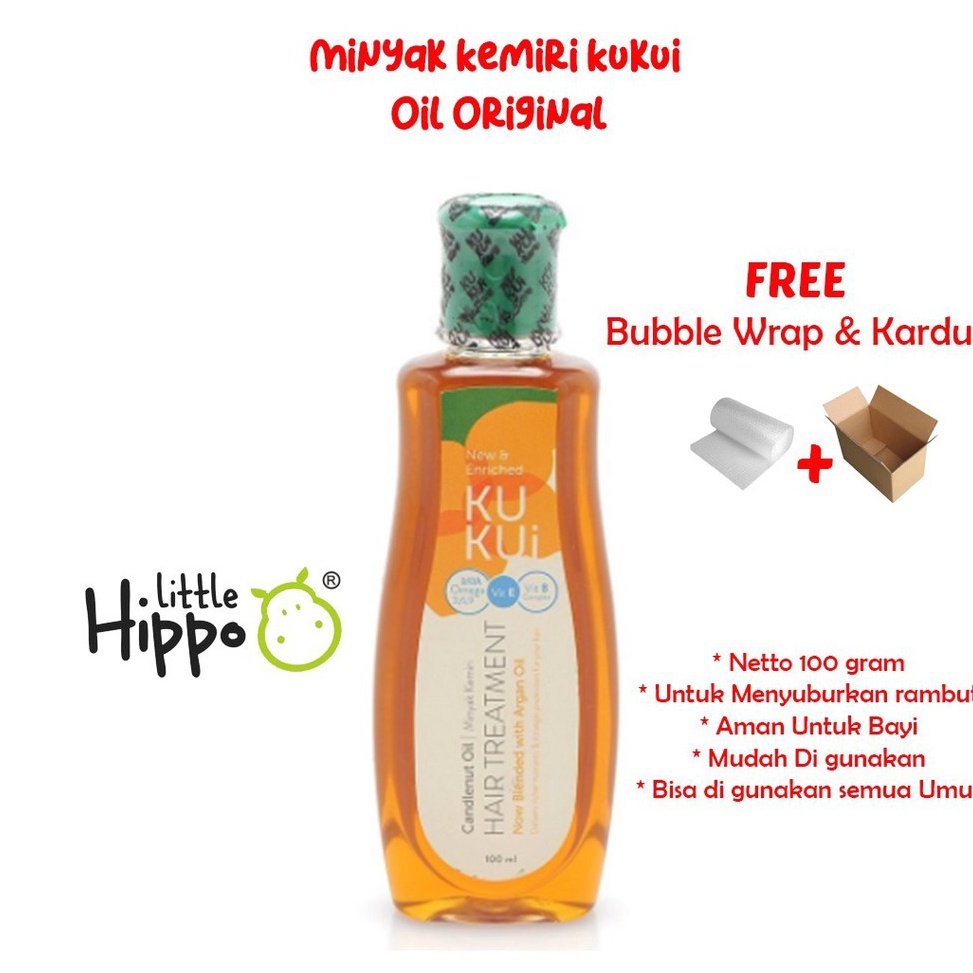 

KQEMT4453 Minyak Kemiri Kukui Oil Original Penyubur Rambut Bayi Anak
