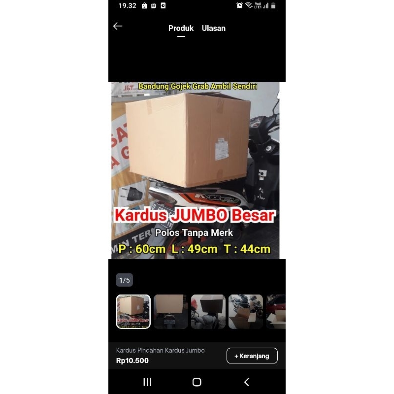 

kardus besar pindahan