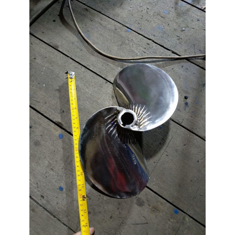 baling baling kipas roda perahu mesin mobil PS 100 dan PS 120 bahan stainless asli  merek Wardi