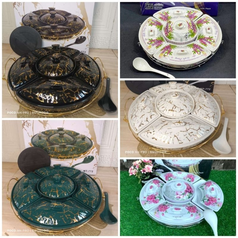 Prasmanan Putar/Bulat Keramik Marbel Fiorenza 17 Inch MH 772/MP 772