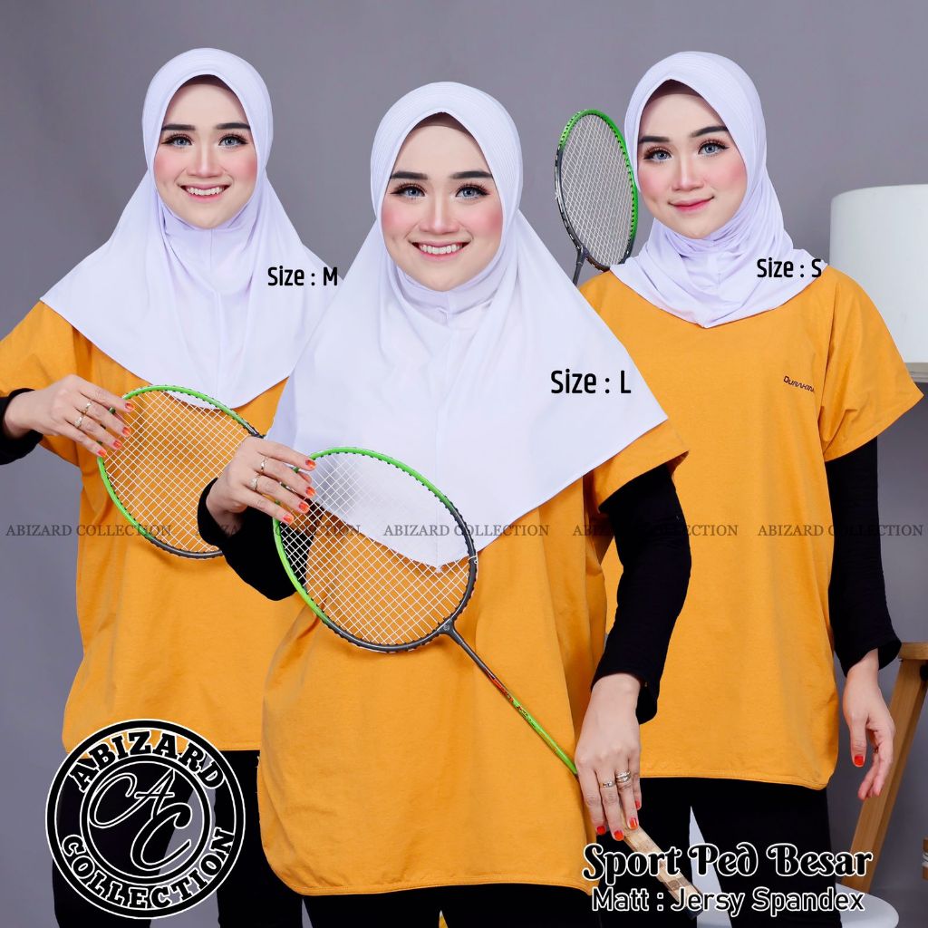 HIJAB INSTAN SPORTY PET TEBAL/BERGO SPORTY PET TEBAL Size S/M/L