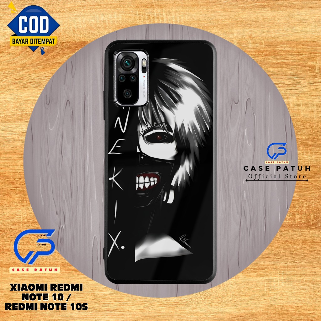 Casing HP Xiaomi Redmi Note 10/Redmi Note 10s Motif Anime Kaneki Terbaru Case Patuh ( CP12 ) - Silik