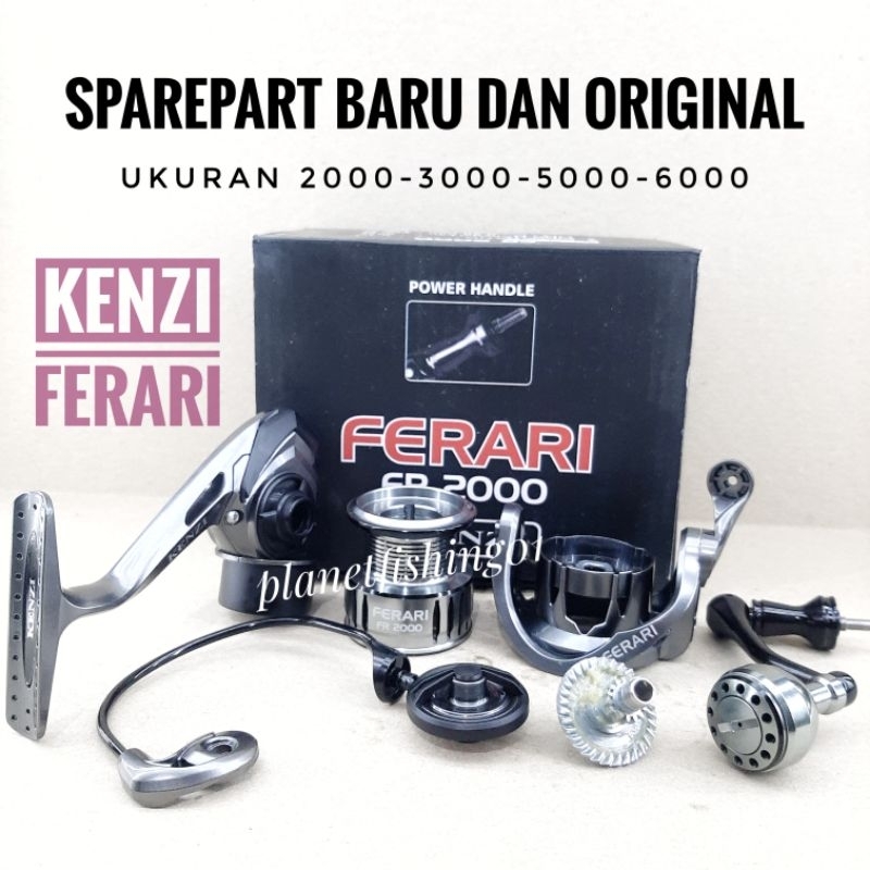 sparepart kenzi ferari 2000 3000 5000 6000 / part reel kenzi ukuran 2000 3000 5000 6000 / drive gear