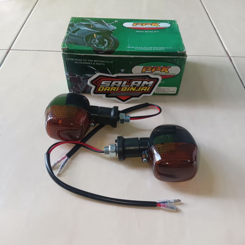 Lampu Sein Sen Riting Ninja Kaca Kuning Standard Sein Ninja RR Ninja R Ninja S Ninja SS Ninja 250 Un