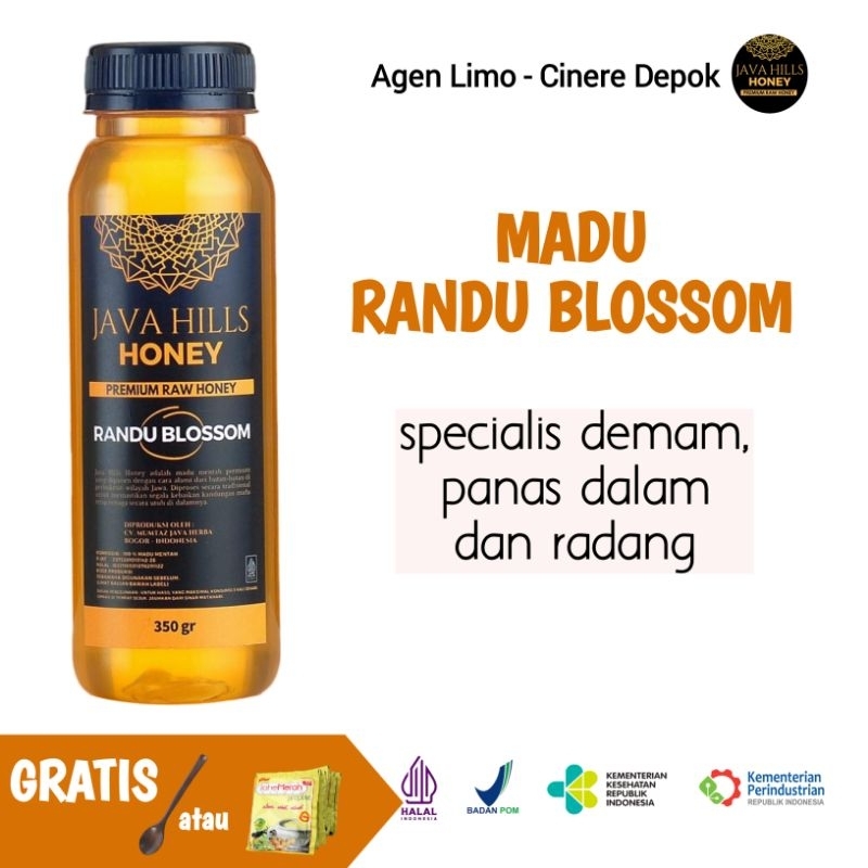 

Madu Randu Blossom Javahills Mumtaz herba Madu Asli kemasan 330 gr0