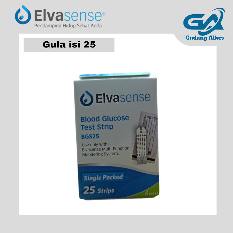 Strip Elvasense Gula Refill Elvasense Gula Darah  Elvasense Gula