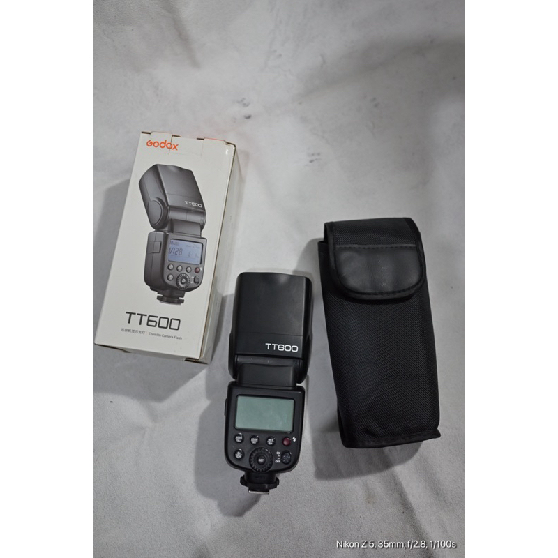 GODOX TT600 Second Fullset like new