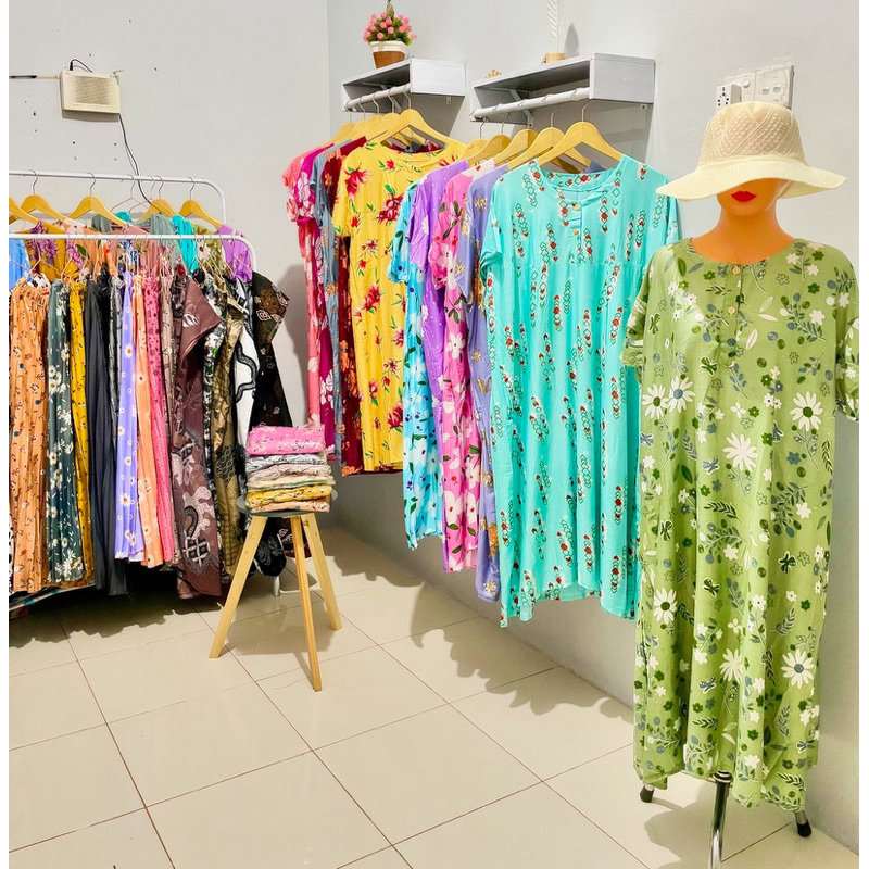 daster Payung rayon dan rok kembang