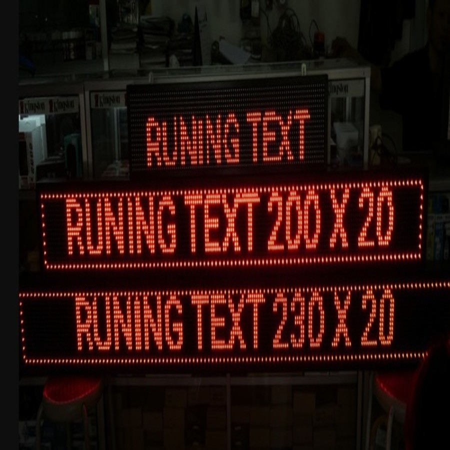 Running Text Outdoor 200x20 Outdoor