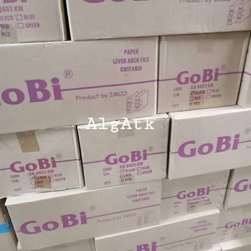 

12 Pcs Ordner Gobi Ukuran 1/2 Folio(A5)
