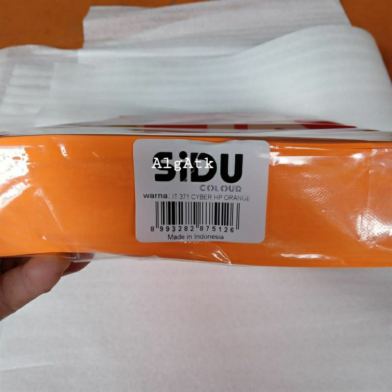 500 Lembar Kertas HVS Warna A4 80 gram Sidu IT 371 Cyber Hp Orange