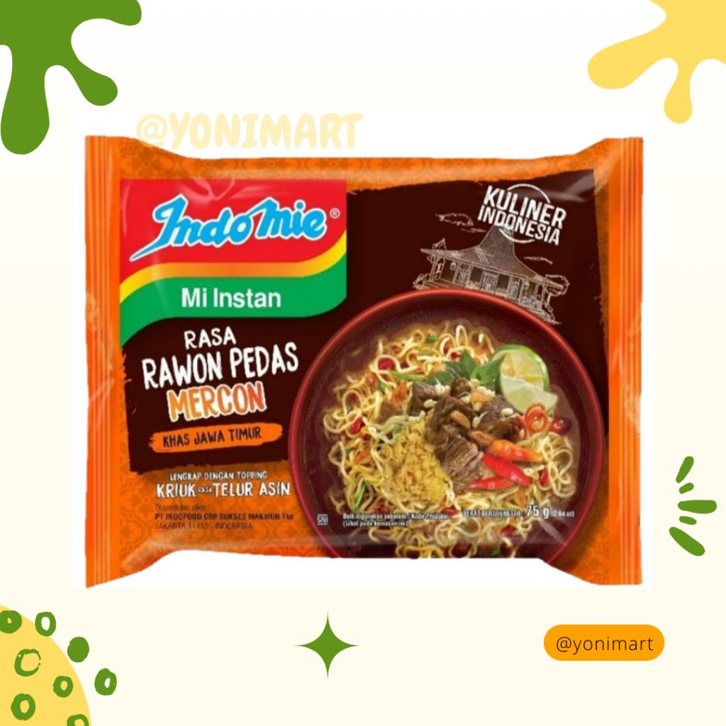 

Indomie Mi Rawon Pedas Mercon
