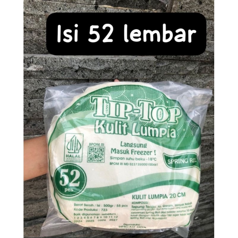 

Kulit Lumpia Hamry isi 50 / tip top isi 52 lembar khusus GRAB||GOJEK||SHOPEE INSTAN