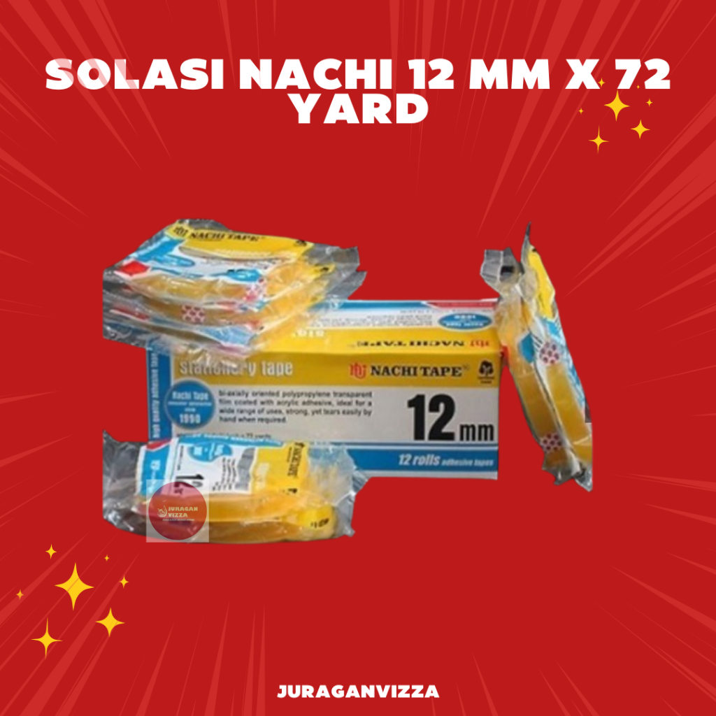 

ISOLASI SOLASI NACHI 12 MM X 72 YARD TERMURAH