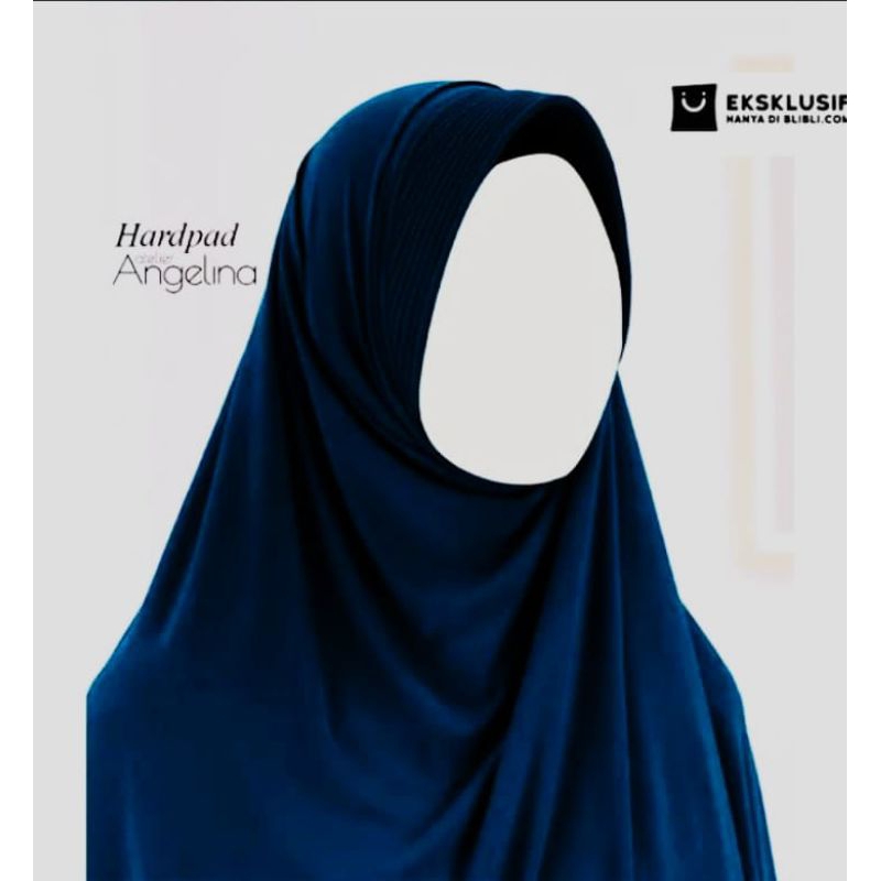 ATELIER ANGELINA| DAILY INSTAN KHIMAR HARDPAD NAVY SIZE XL ANGELINA