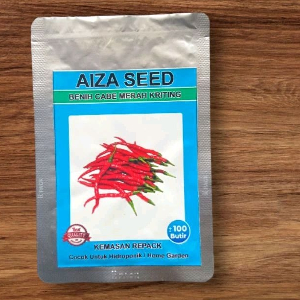 Benih Bibit Cabe Merah Keriting | kemasan Repack - Bibit Cabe Keriting