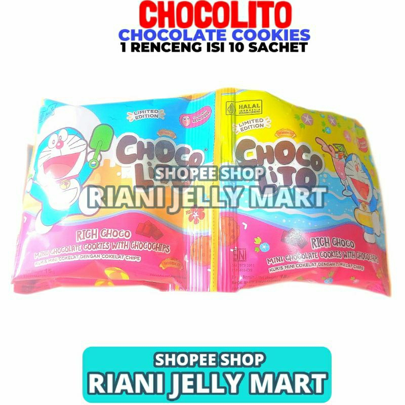 

Chocolito Rich Choco 1 Renceng Isi 10 Sachet 15g