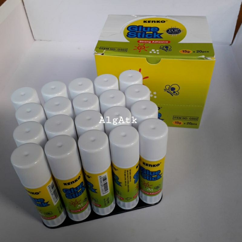 

20 Pcs Glue Stik/Lem Stik 15 gram Kenko