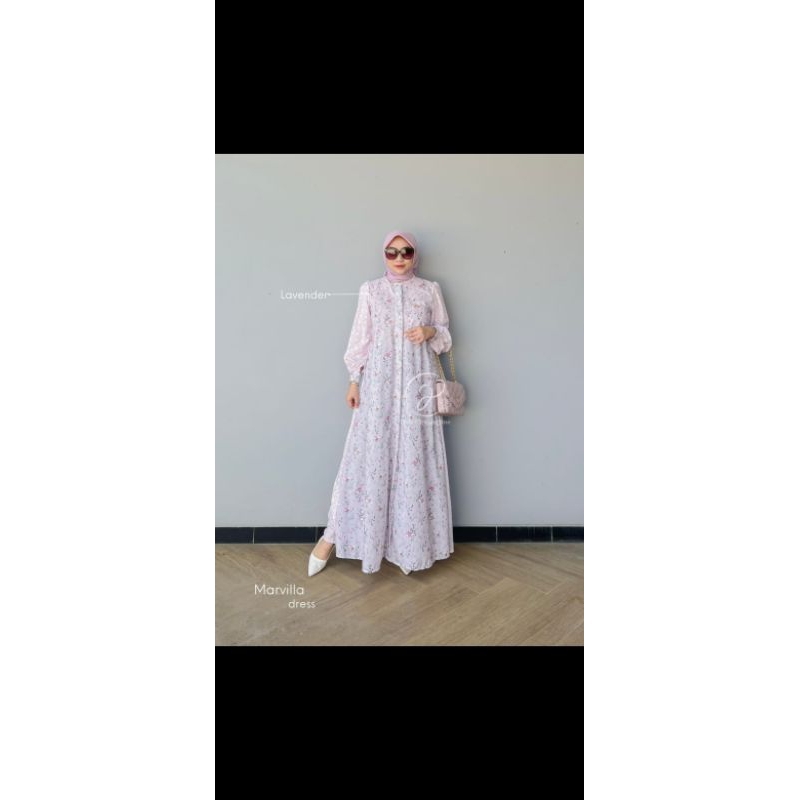 MARVILLA DRESS BY DYN CLOTHING GAMIS BAHAN TELIA PREMIUM