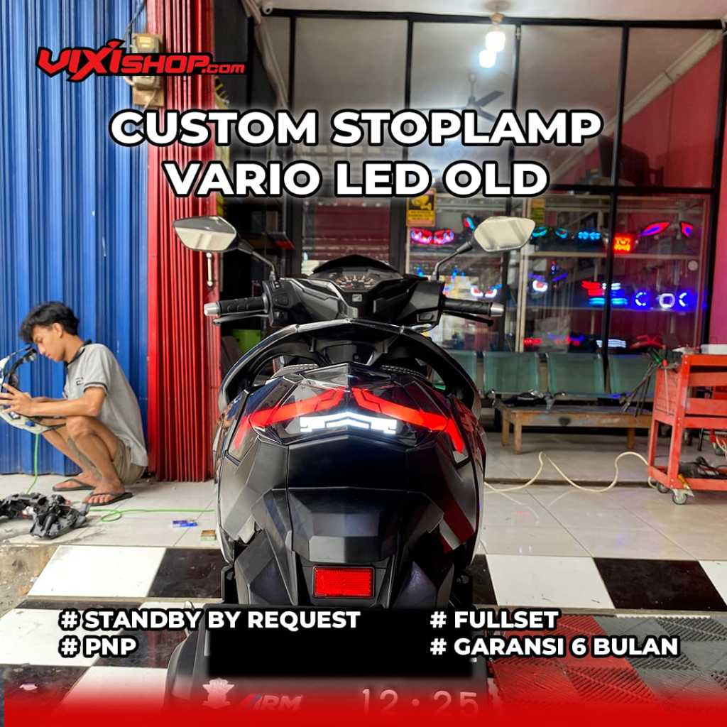 Stoplamp Vario Led old Lampustop Lazy Vario 125 LED old