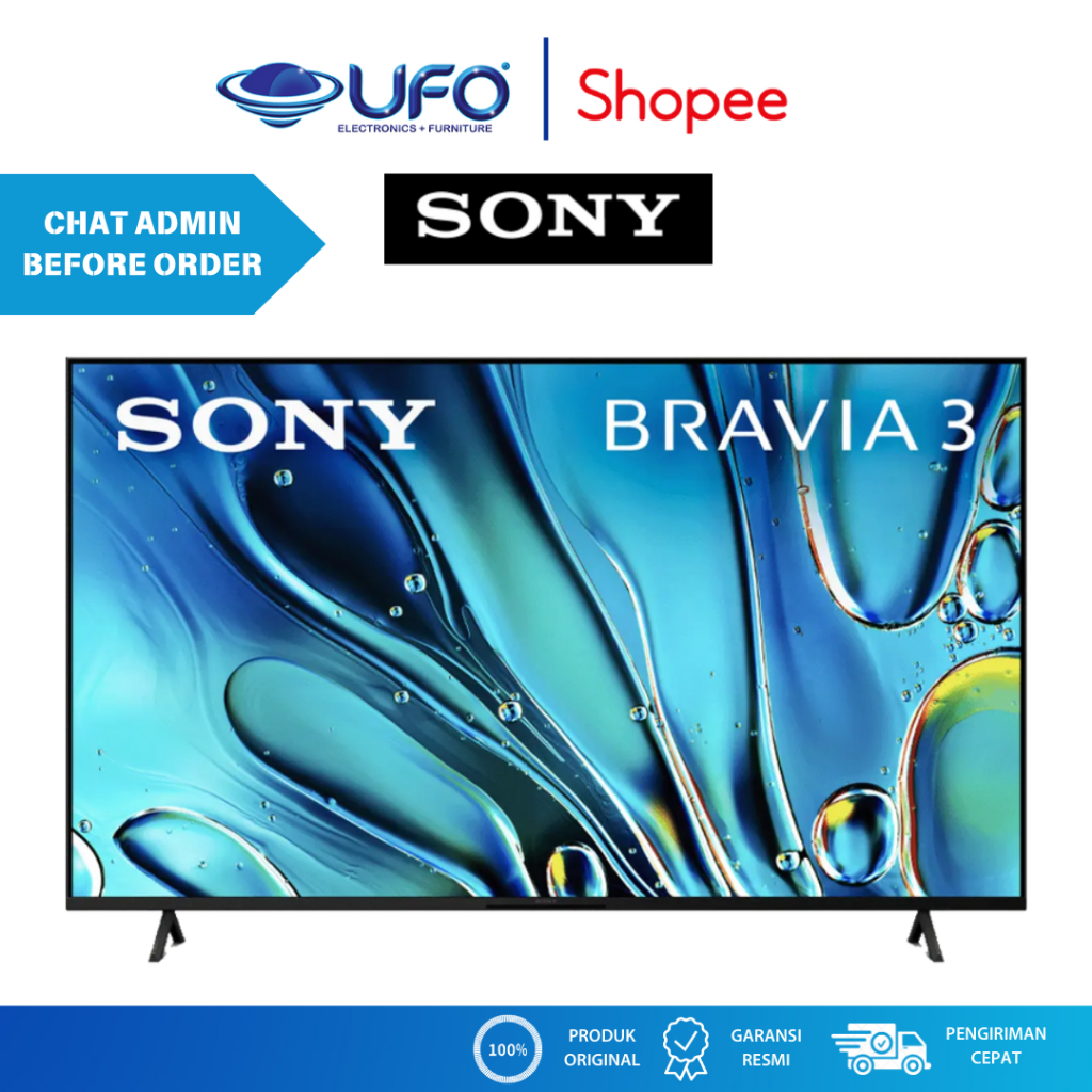 SONY K85S30 GOOGLE TV BRAVIA 3 85 INCH 4K HDR
