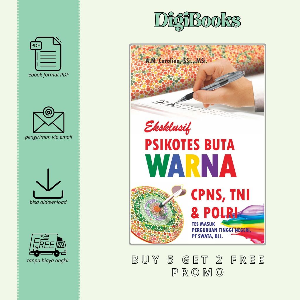 

Eksklusif Psikotes Buta Warna; CPNS, TNI & POLRI, Tes Masuk Perguruan Tinggi Negeri, Perguruan Tinggi Swasta, Dll