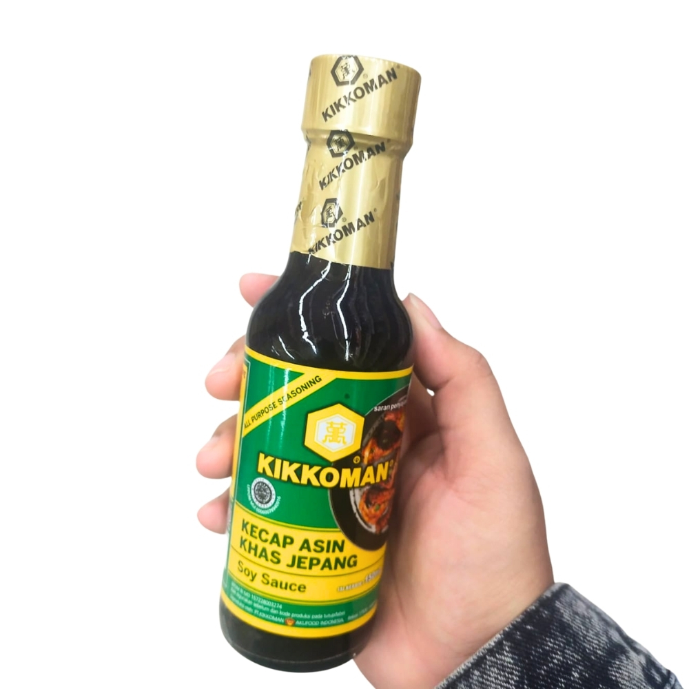 

Kecap Asin 150gr Kikkoman Khas Jepang Soy Souce Botol Kaca