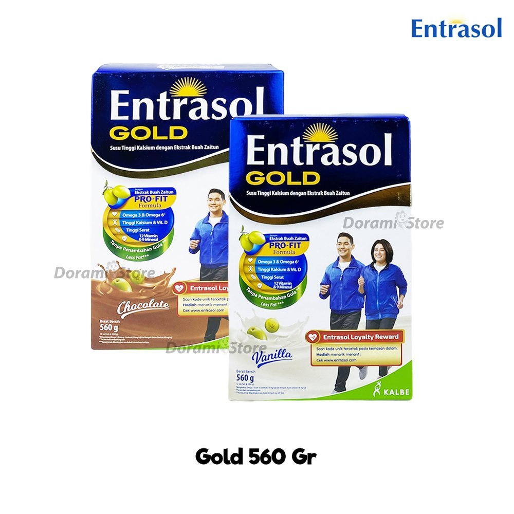 

Entrasol Gold 560gr Susu Tinggi Kalsium Untuk Lansia