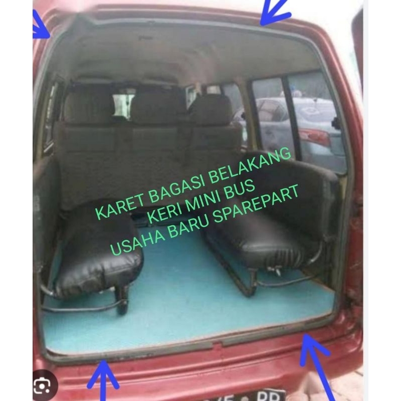 karet bagasi belakang mobil carry minibus original