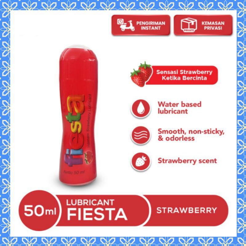 PRIVASI AMAN TERJAGA - FIESTA LUBRICANT GEL PELUMAS KONDOM PRIA PELUMAS SEX PELUMAS HUBUNGAN PELUMAS