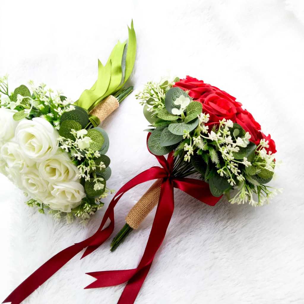 Hand Bouquet Wedding Buket Bunga Pernikahan Hand Bouquet Lamaran