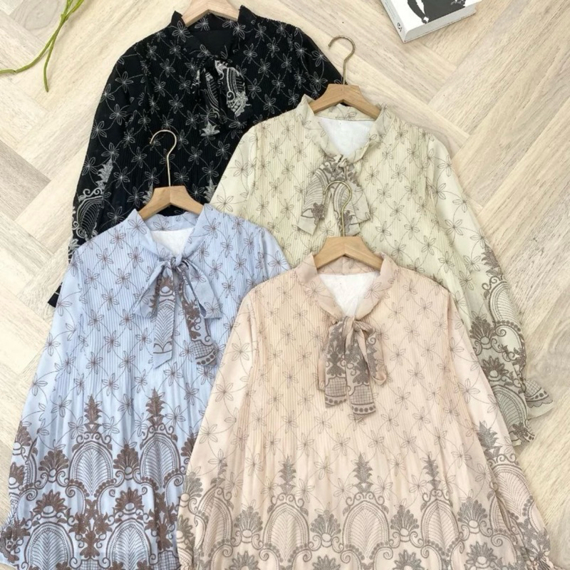 WAYAN BLOUSE PLISKET ETNIK PREMIUM / BLOUSE BATIK PLISKET / blouse batik / blouse premium / blouse v