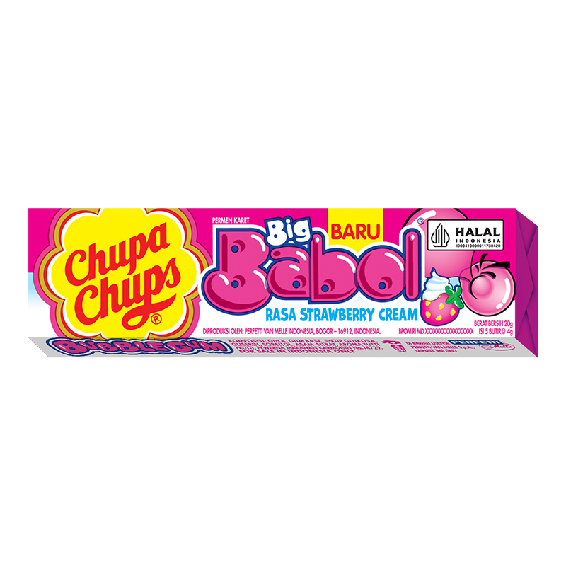 

CHUPA CHUPS BB STRAWBERY STICK 20GR